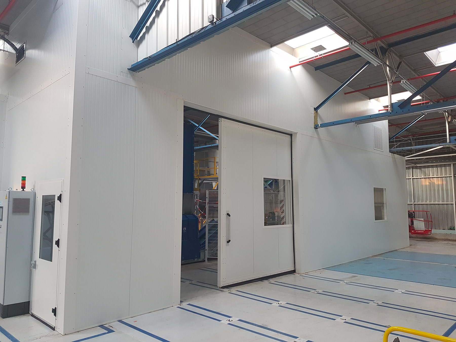 J2A Concept Cabine acoustique sur broyeur