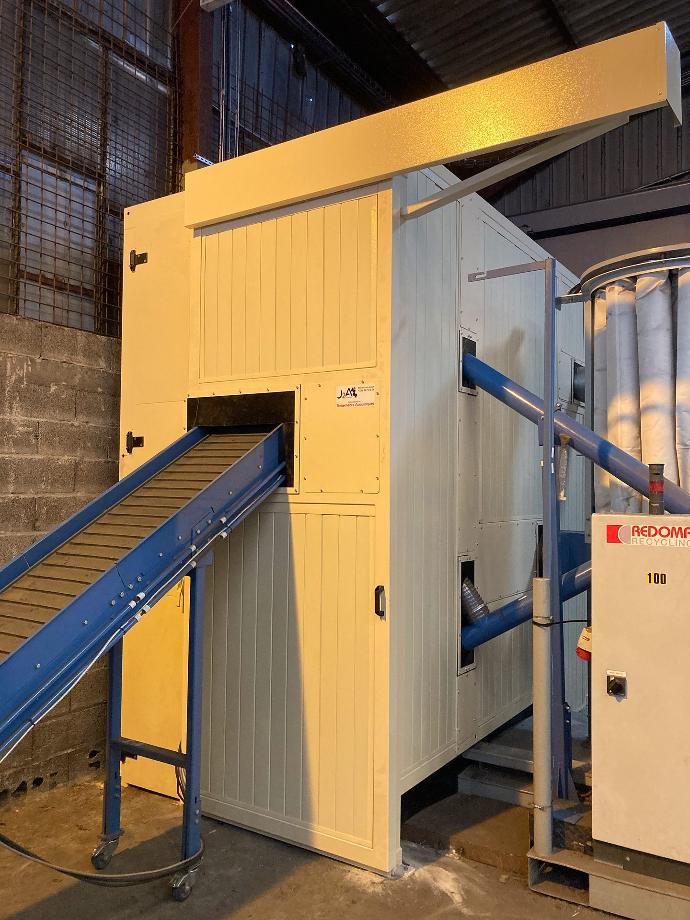 J2A Concept Cabine acoustique sur broyeur