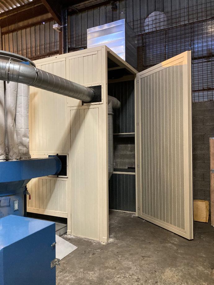 J2A Concept Cabine acoustique sur broyeur