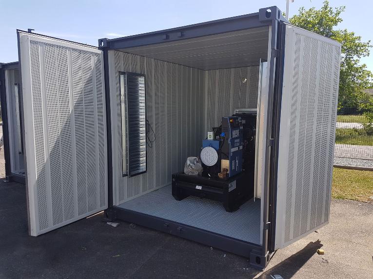 J2A CONCEPT Traitement acoustique container